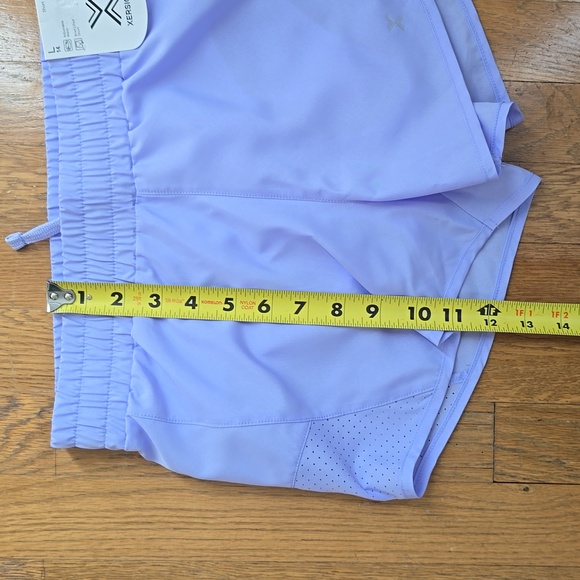 XERSION GIRLS PURPLE RUNNING SHORTS WITH BUILT-IN BRIEFS SIZE LARGE 14 - Picture 10 of 16